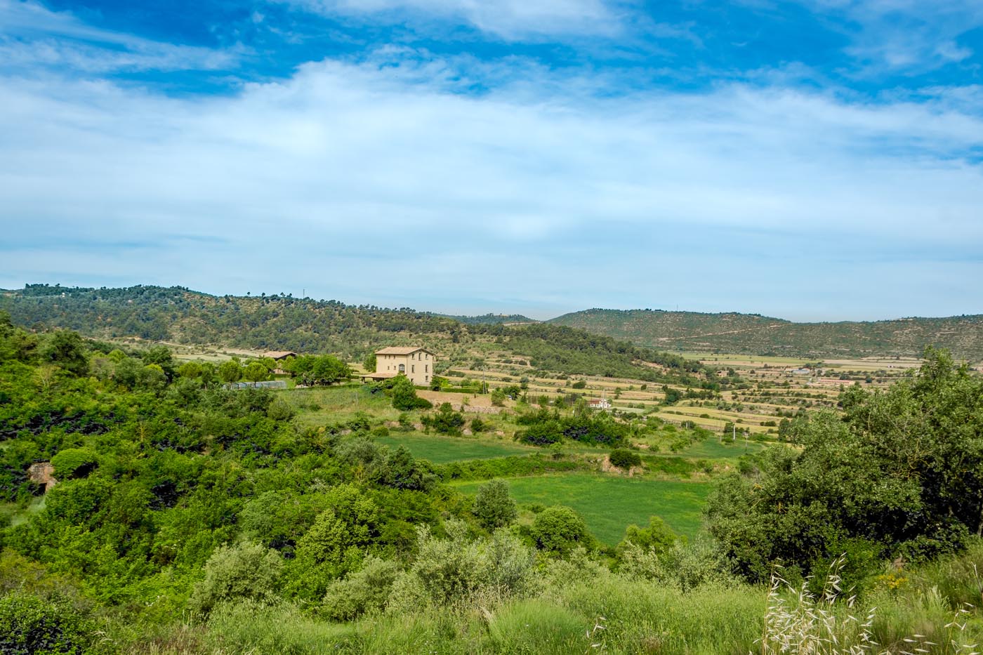 Your country villa in the distance